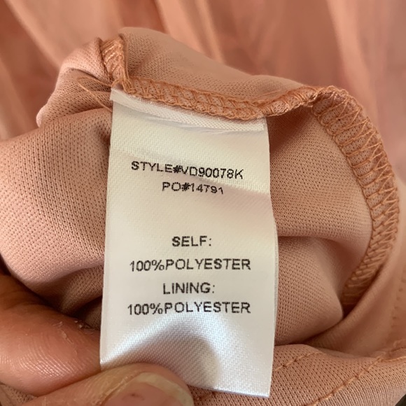 Pinkblush Pink Lace Overlay V Neck Maternity Maxi Dress - Picture 14 of 15